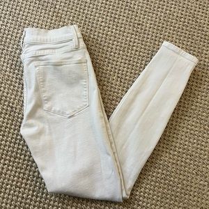 FRAME denim Le high skinny white Jean